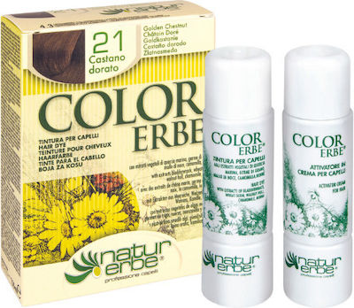 Natur Erbe Color Erbe Set Hair Dye no Ammonia 135ml