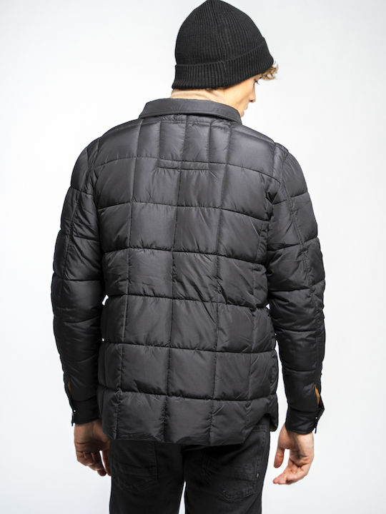 Staff Alex Herren Winter Jacke Puffer Schwarz