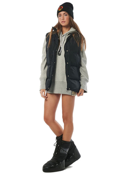 071232 Women's Short Puffer Jacket for Winter Black
