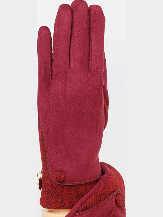 GL-07 Burgundisch Handschuhe Berührung GL07