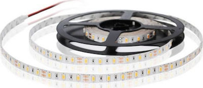 Fos me Rezistentă la apă Bandă LED Alimentare 12V cu Lumină Roșu Lungime 5m și 60 LED-uri pe Metru SMD2835