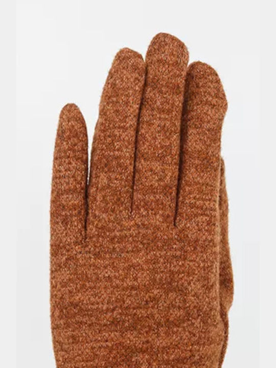 Fragola Women's Woolen Touch Gloves Brown