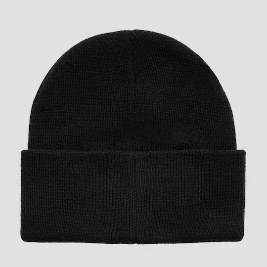 Beanie Ανδρικός Σκούφος Πλεκτός σε Μαύρο χρώμα