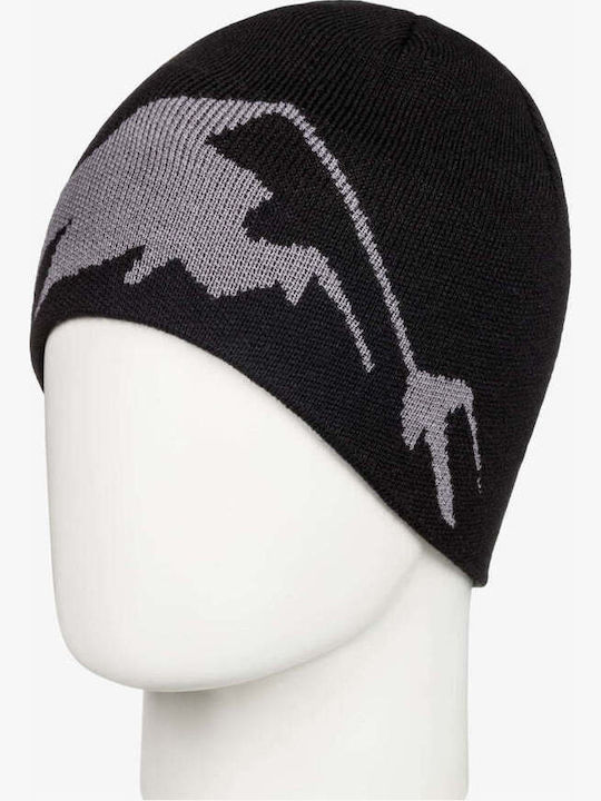 M&w Beanie Reversible Beanie Knitted in Black color
