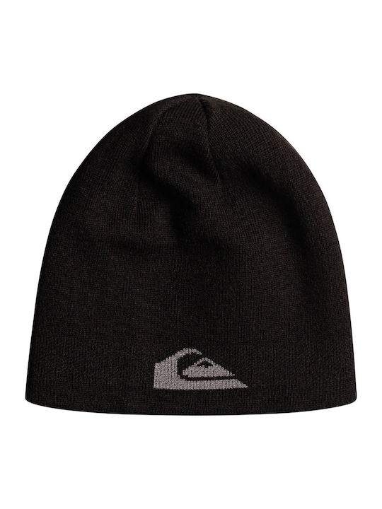M&w Beanie Reversible Beanie Knitted in Black color