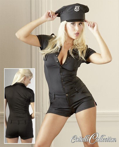 Cottelli Collection Police Overall Black