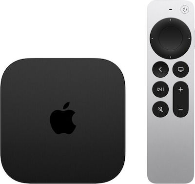 Apple TV Box TV 4K 4K UHD with WiFi and 128GB Storage Space with tvOS Operating System and Siri