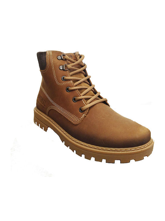 Veludo Leather Tabac Brown Men's Boots Anatomical