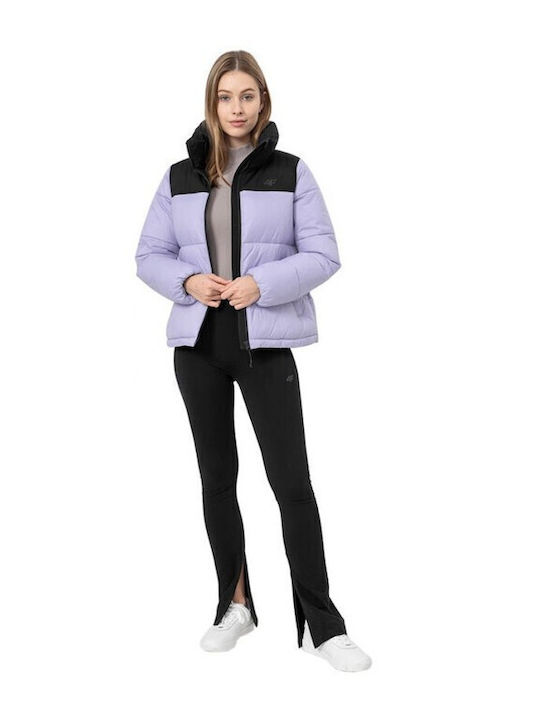 Scurtă Jachetă de femei Puffer Violet