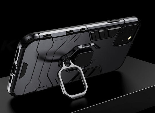 Powertech Задна корица Силикон Черен (iPhone 14 Pro Max)