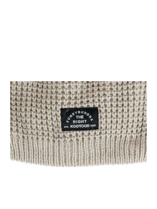 Beanie Unisex Beanie Knitted in Gray color