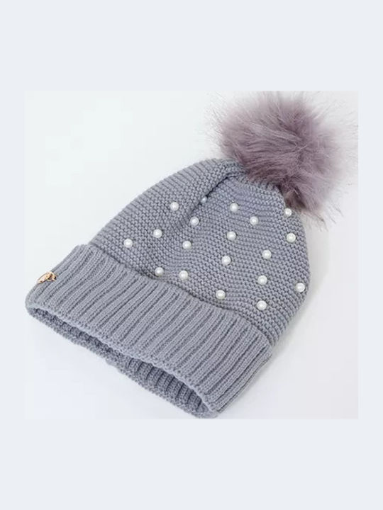 CP-05 Beanie Beanie Knitted in Gray color CP05