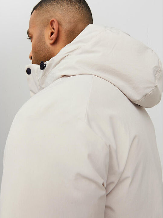 Winter Jacket Parka Ecru