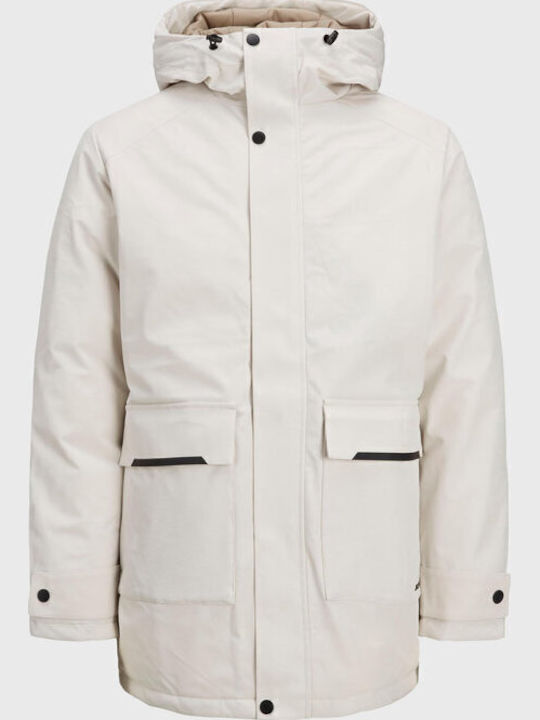 Winter Jacket Parka Ecru