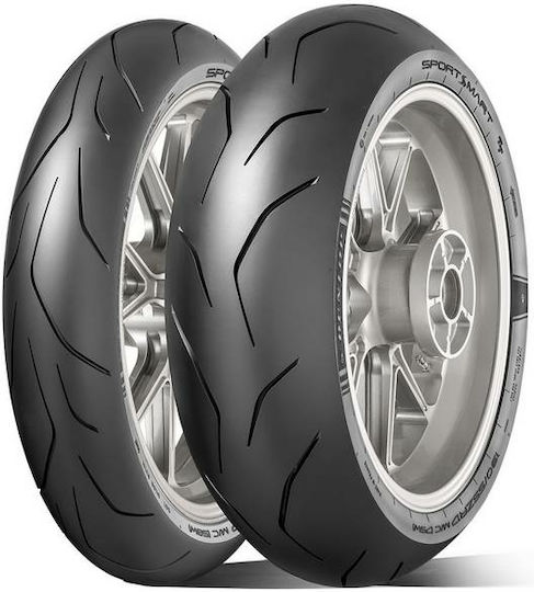 Dunlop Sportsmart 180/60ZR17 75W Tubeless Motorcycle Tyre Back Sport