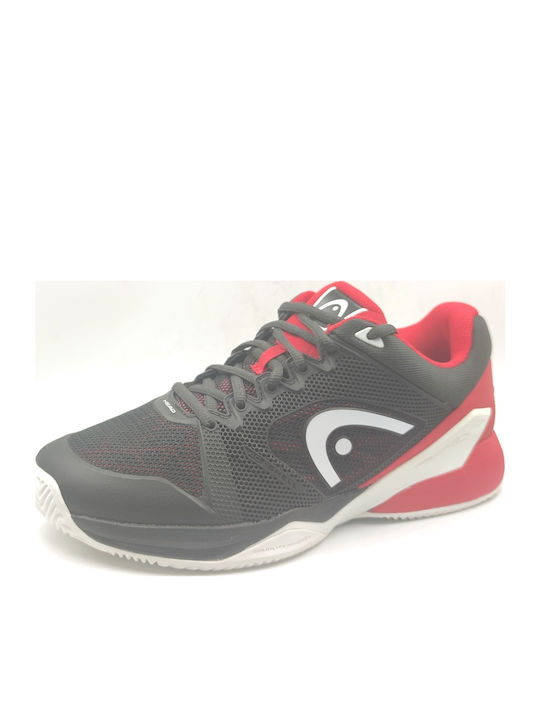 Head Revolt Pro 2.0 Men's Tennis Shoes for Clay Courts Black