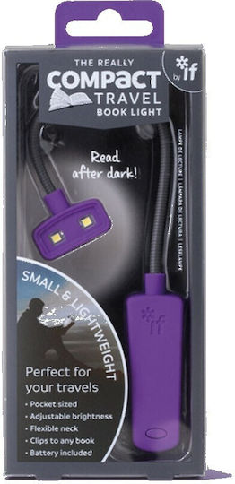 IF Book Light LED with Clip Purple