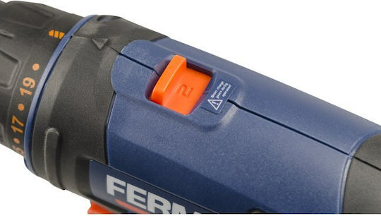 Ferm Ferm Cordless Drill Driver 10.8V 2x1.5Ah Battery