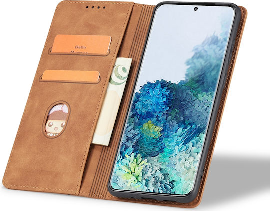 Bodycell PU Leather Wallet Piele artificială Maro (Poco C40)