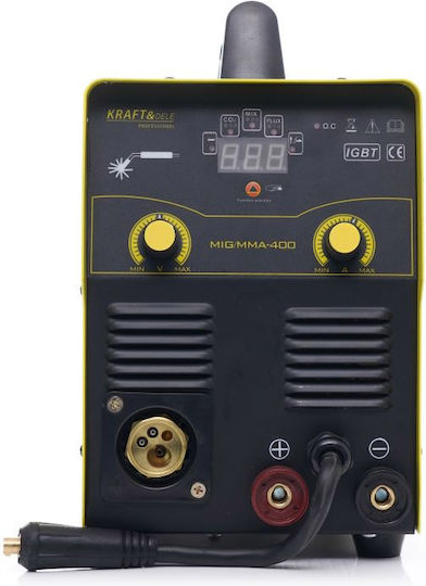 Kraft & Dele Ηλεκτροκόλληση Inverter MIG με Μέγιστο Ρεύμα Συγκόλλησης 400A και Κύκλο Εργασίας 60%