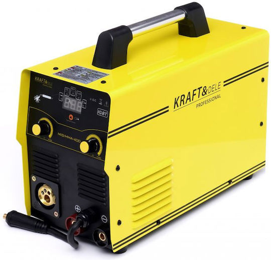 Kraft & Dele Ηλεκτροκόλληση Inverter MIG με Μέγιστο Ρεύμα Συγκόλλησης 400A και Κύκλο Εργασίας 60%