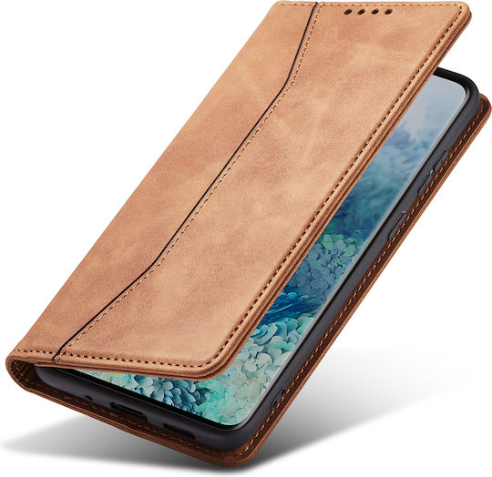 Bodycell PU Leather Wallet Synthetic Leather Brown (Galaxy M33)