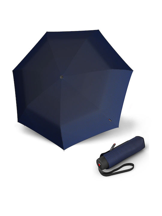 Knirps Regenschirm Kompakt Focus Blue