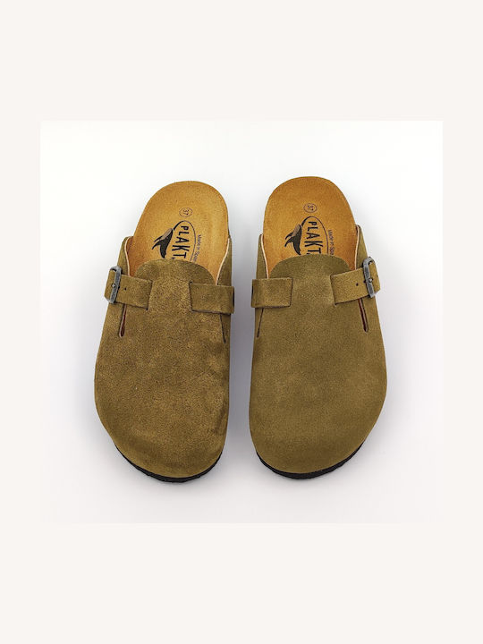 Anatomic Leather Women's Brown Slippers
