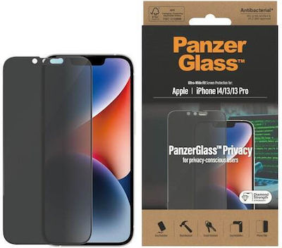 PanzerGlass Ultra-Wide Fit Confidențialitate Sticlă călită pe toată fața Negru (iPhone 13 / 13 Pro) P2771