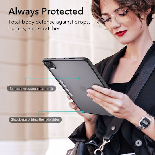 ESR Ascend Hybrid Flip Cover Μαύρη (Ipad Pro 12.9 2021 / 2022)