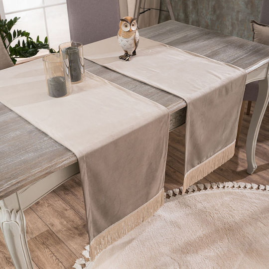 Teoran Läufer Velvet mit Fransen 07 40x160cm