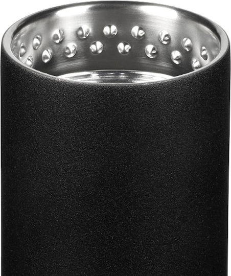 Klean Kanteen TKWide Ποτήρι Θερμός Ανοξείδωτο BPA Free 592ml Μαύρο με Καλαμάκι