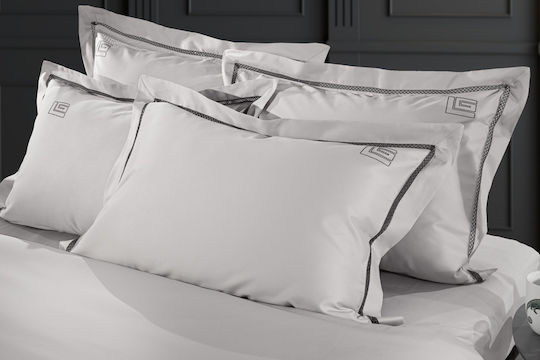 Guy Laroche Set Cearșafuri King Size 270x280cm. Blend Ciment 4buc