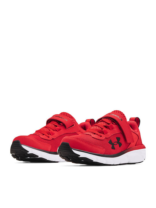 Assert 9 Kids Sports Shoes Running with Hoop & Loop Closure Red