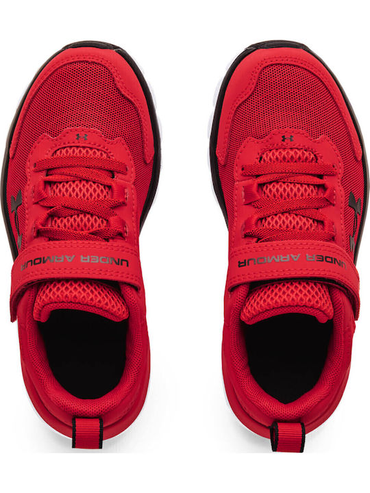 Assert 9 Kids Sports Shoes Running with Hoop & Loop Closure Red