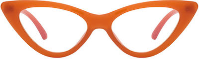 Pervedere Serano Screen Protection Glasses Katzenauge in Orange Color