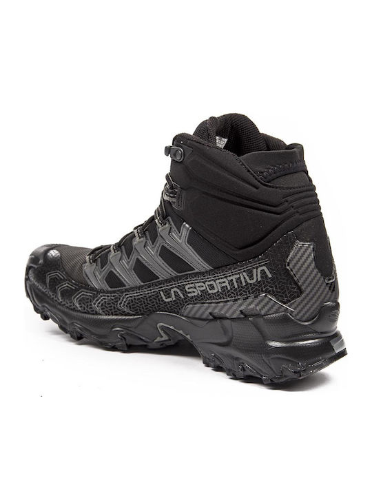 La Sportiva Ultra Raptor II Mid GTX Männer Wanderschuhe Wasserdicht mit Gore-Tex-Membran Schwarz