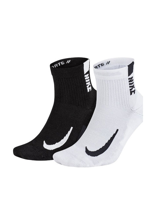 Nike Running Κάλτσες Πολύχρωμες 2 Ζεύγη