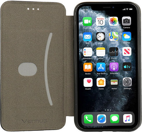 Vennus Elegance Book Δερματίνης Μαύρο (iPhone 14 Pro)