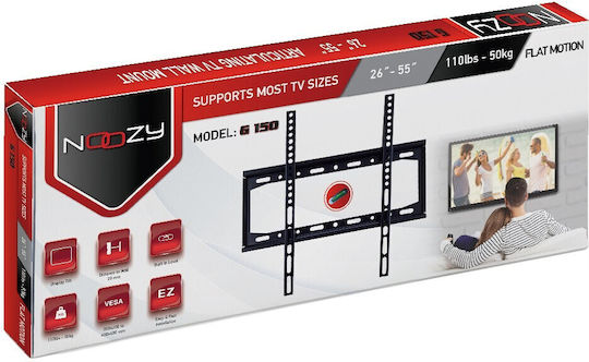 Noozy G150 Wall TV Mount up to 55" and 50kg