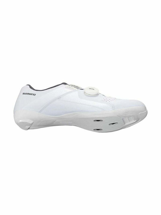 Shimano SH-RC300 Ανδρικά Χαμηλά Παπούτσια Ποδηλασίας Δρόμου Λευκά