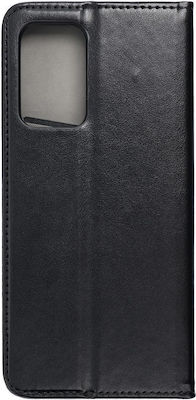 Smart Magneto Synthetic Leather Back Cover with Credit Card Holder Black (Galaxy A52 / A52s)