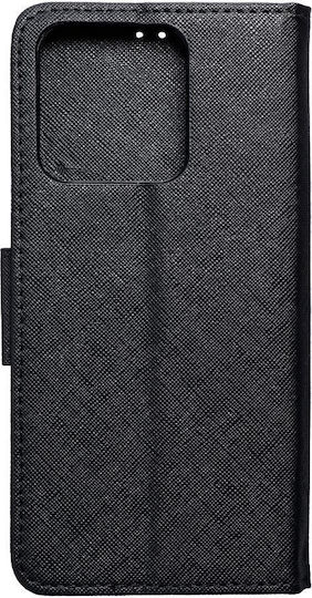 Fancy Wallet Δερματίνης Μαύρο (Redmi 10A)