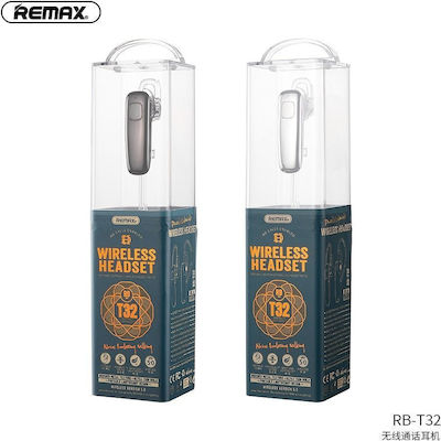 Remax RB-T32 In-ear Bluetooth Handsfree Ακουστικό Tarnish