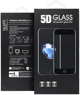 5D Full Glue Full Face Tempered Glass Black (Galaxy A03)