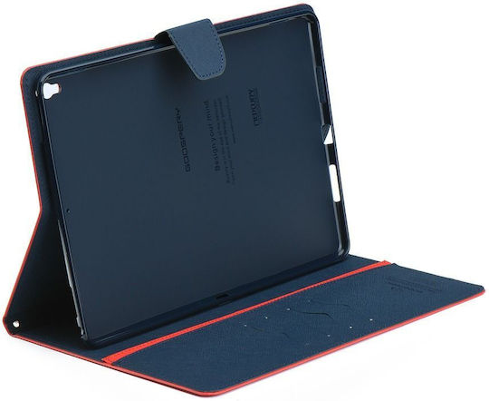 Mercury Fancy Diary Flip Cover Κόκκινη (Galaxy Tab S4 10.5)