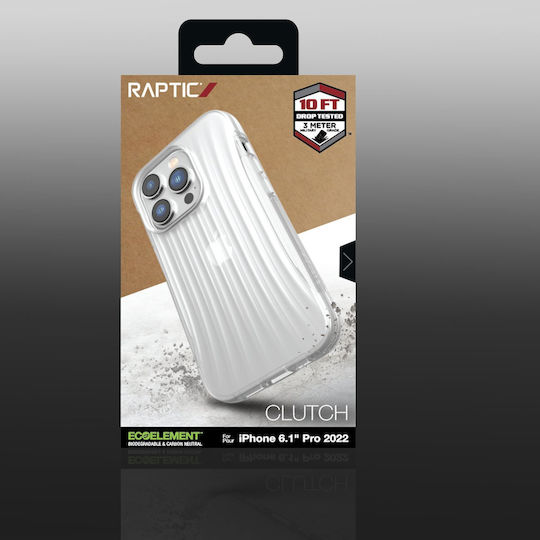 X-Doria Raptic Clutch Back Cover Σιλικόνης Διάφανο (iPhone 14 Pro)