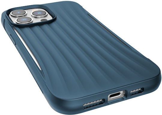 X-Doria Raptic Clutch Umschlag Rückseite Kunststoff / Silikon Blau (iPhone 14 Pro Max)