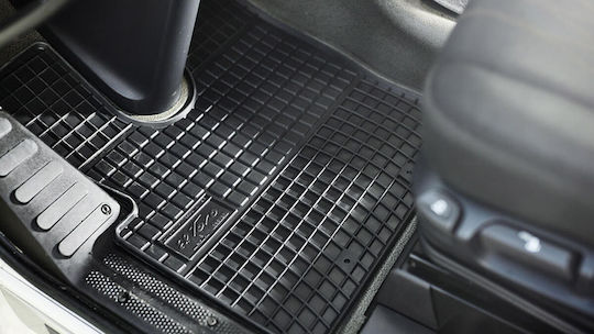 Frogum Set of Front and Rear Mats 4pcs Tray Type for Alfa Romeo Mito 2008 Black