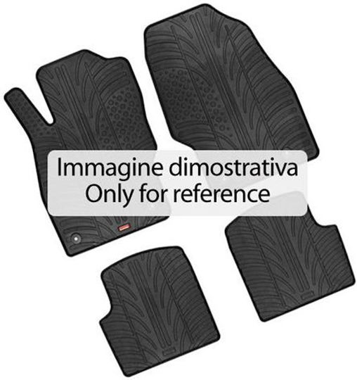 Lampa Set of Front and Rear Mats 4pcs for Fiat Tipo Black